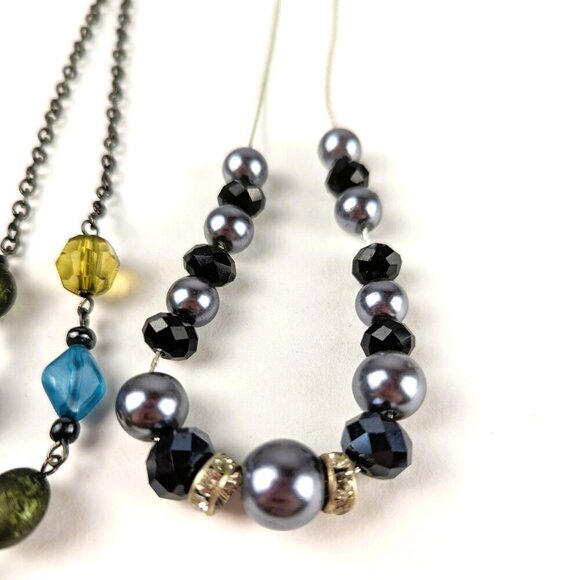 Costume Jewelry Necklace Lot x3 - Picture 6 of 7